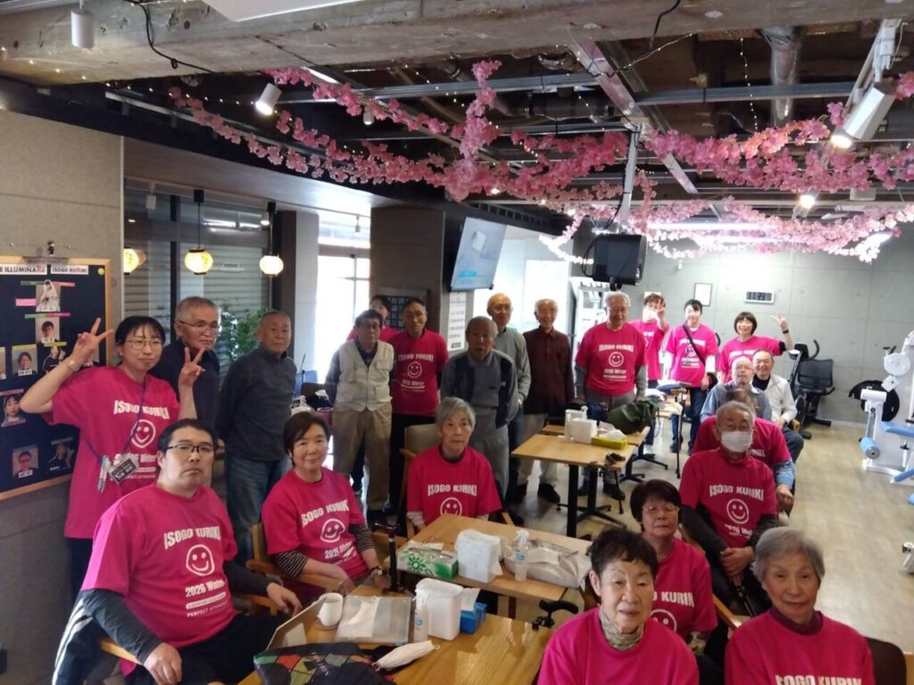 桜イベント(施設のお花見仕様)開催しました。