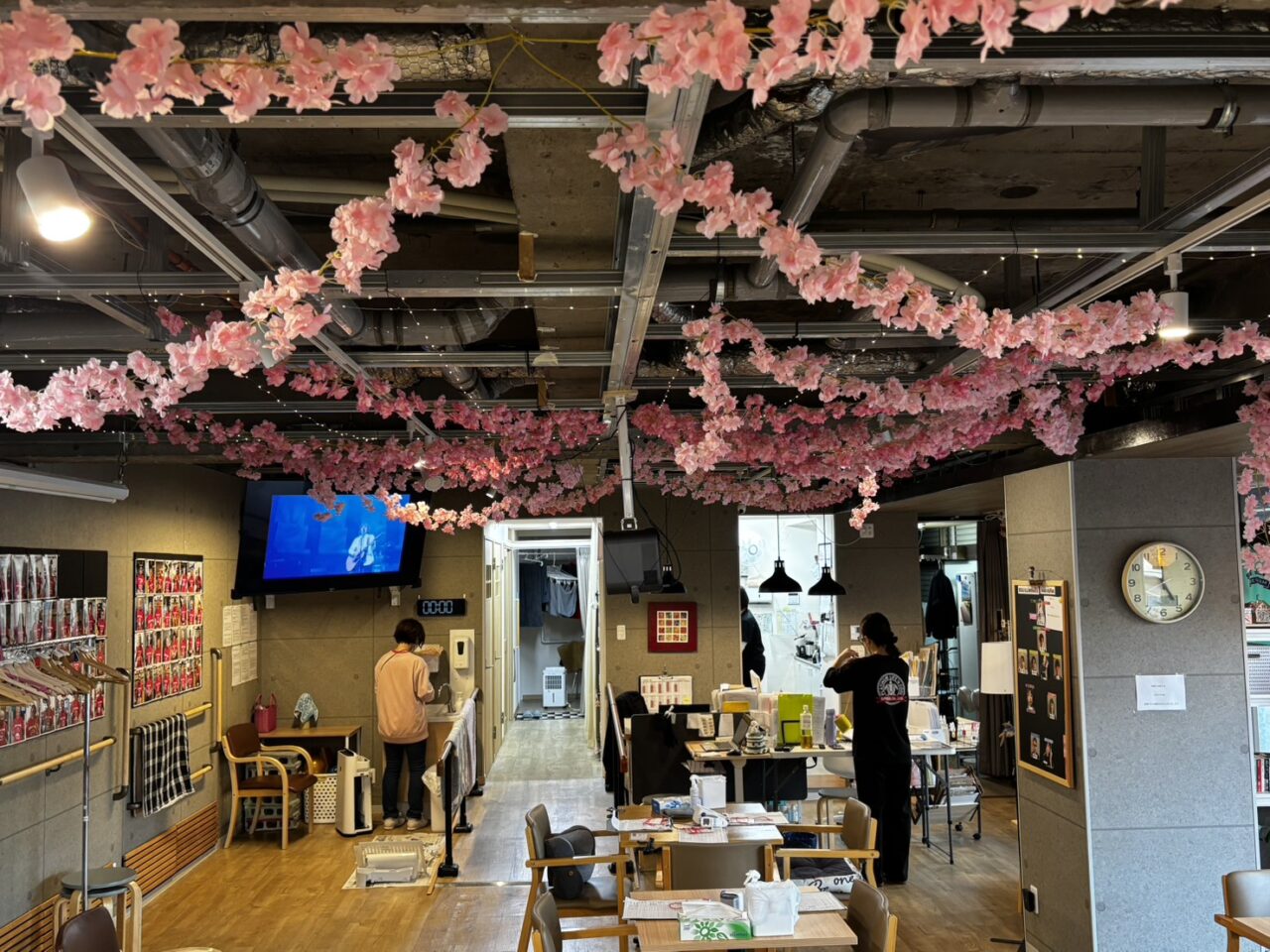 桜イベント(施設のお花見仕様)開催しました。